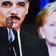 Former U.S. Attorney General Eric Holder arrives onstage during the second day of the Democratic National Convention in Philadelphia July 26, 2016.
SAUL LOEB/AFP/Getty Images